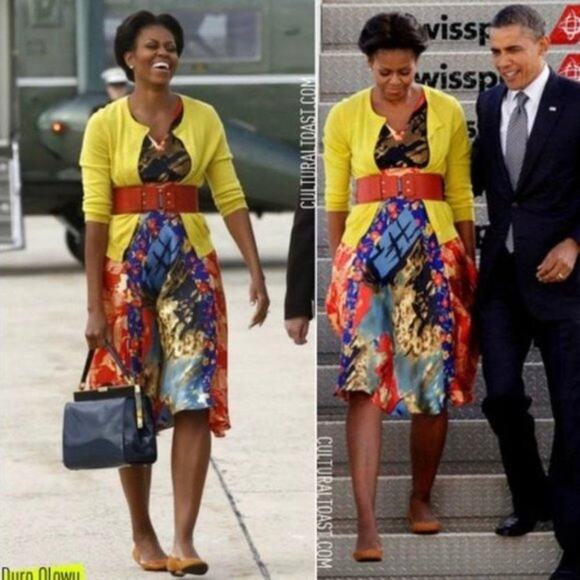 Duro Olowu Animal Confetti Triad Dress size Small - Picture 4 of 10